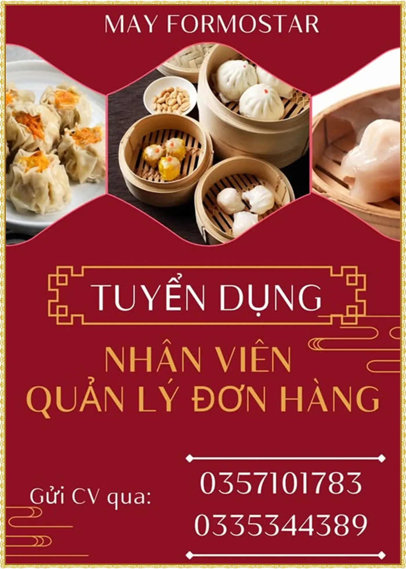 Hải phòng tuyển nhân viên Quản lí đơn hàng
